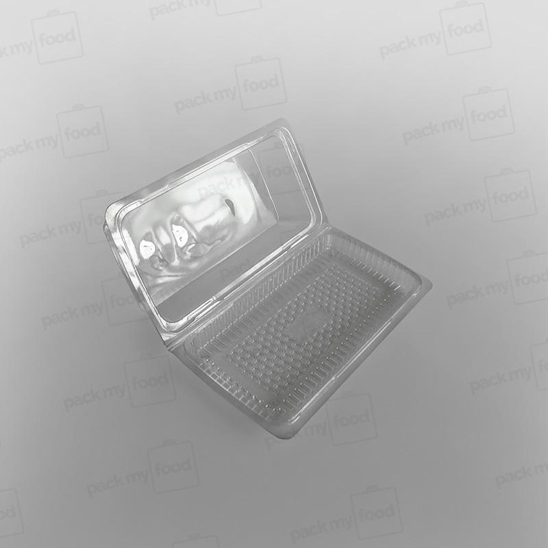 GPI Traitipack Clear Hinged Bakery Container - X10H60P