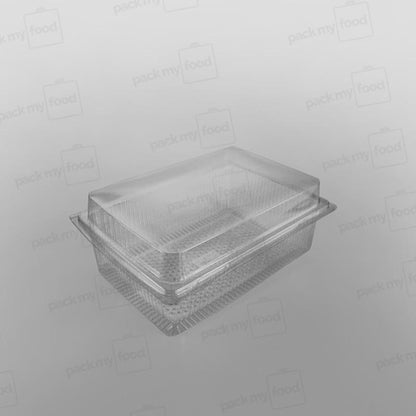 GPI Traitipack Clear Hinged Bakery Container - X115H100