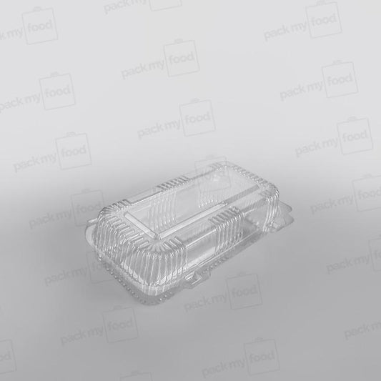 Somoplast Clear Hinged Rectangular Bakery Container
