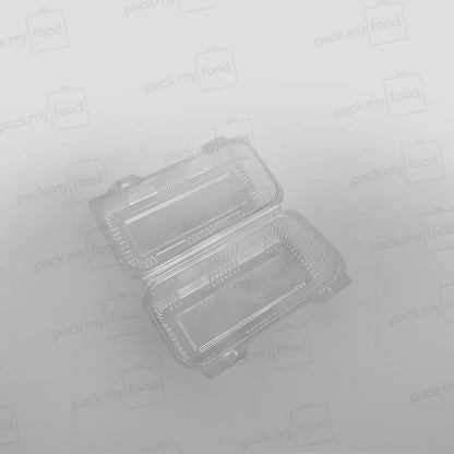 Somoplast Clear Hinged Rectangular Bakery Container