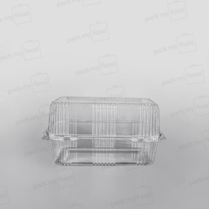 Somoplast Clear Hinged Rectangular Bakery Container