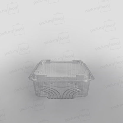 Somoplast Clear Hinged Domed Square Container