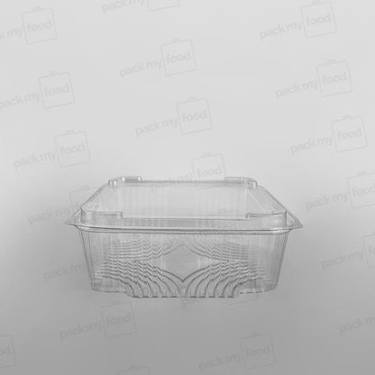 Somoplast Clear Hinged Domed Square Container