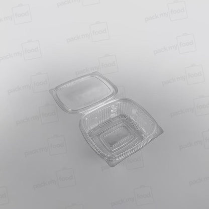 Somoplast Clear Hinged Rectangular Plastic Container -  Economy