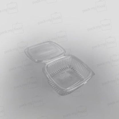 Somoplast Clear Hinged Rectangular Plastic Container
