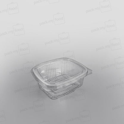 Somoplast Clear Hinged Rectangular Plastic Container -  Economy