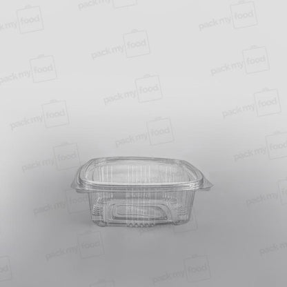 Somoplast Clear Hinged Rectangular Plastic Container -  Economy