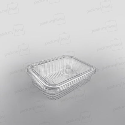 Somoplast Clear Hinged Rectangular Plastic Container