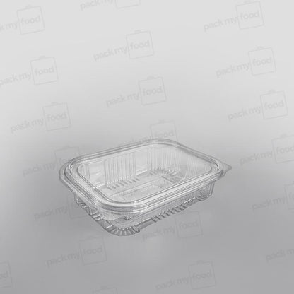 Somoplast Clear Hinged Rectangular Plastic Container -  Economy
