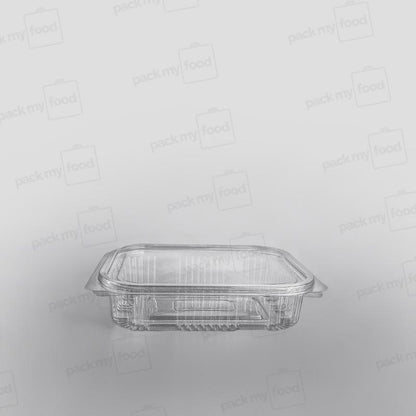 Somoplast Clear Hinged Rectangular Plastic Container -  Economy