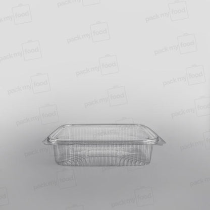 Somoplast Clear Hinged Rectangular Plastic Container