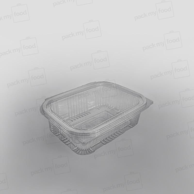Somoplast Clear Hinged Rectangular Plastic Container -  Economy