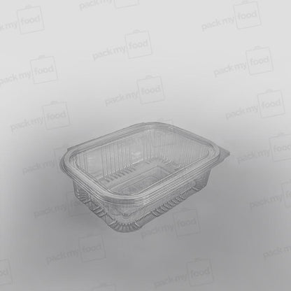 Somoplast Clear Hinged Rectangular Plastic Container -  Economy