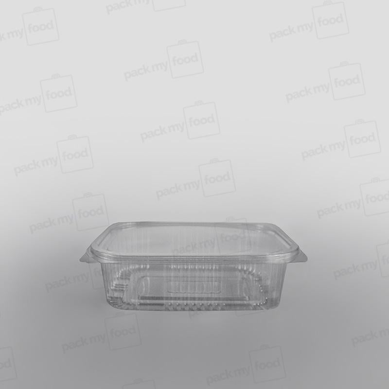 Somoplast Clear Hinged Rectangular Plastic Container -  Economy