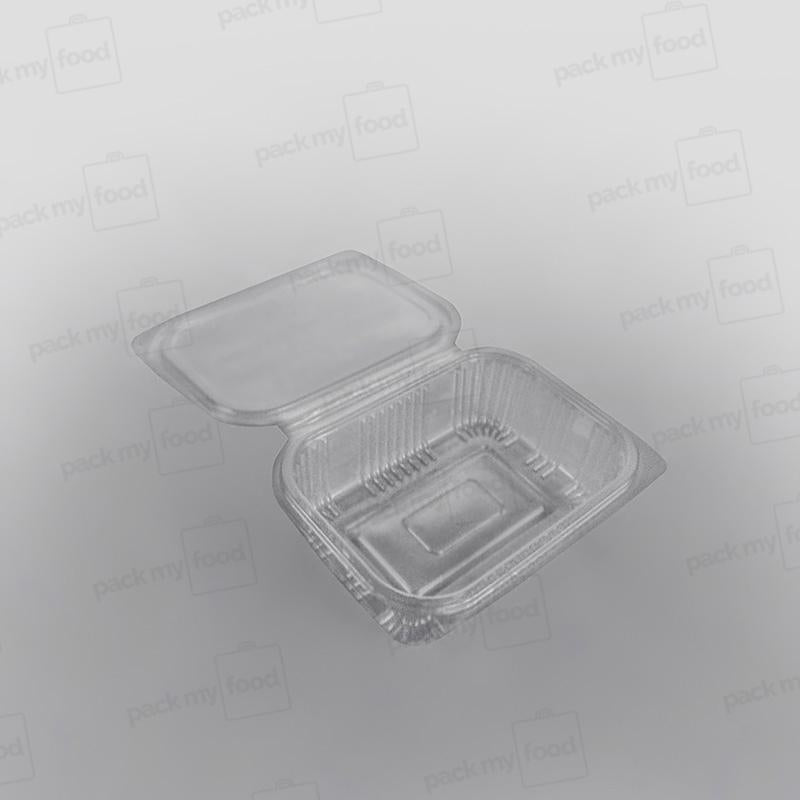 Somoplast Clear Hinged Rectangular Plastic Container -  Economy