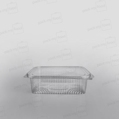 Somoplast Clear Hinged Rectangular Plastic Container