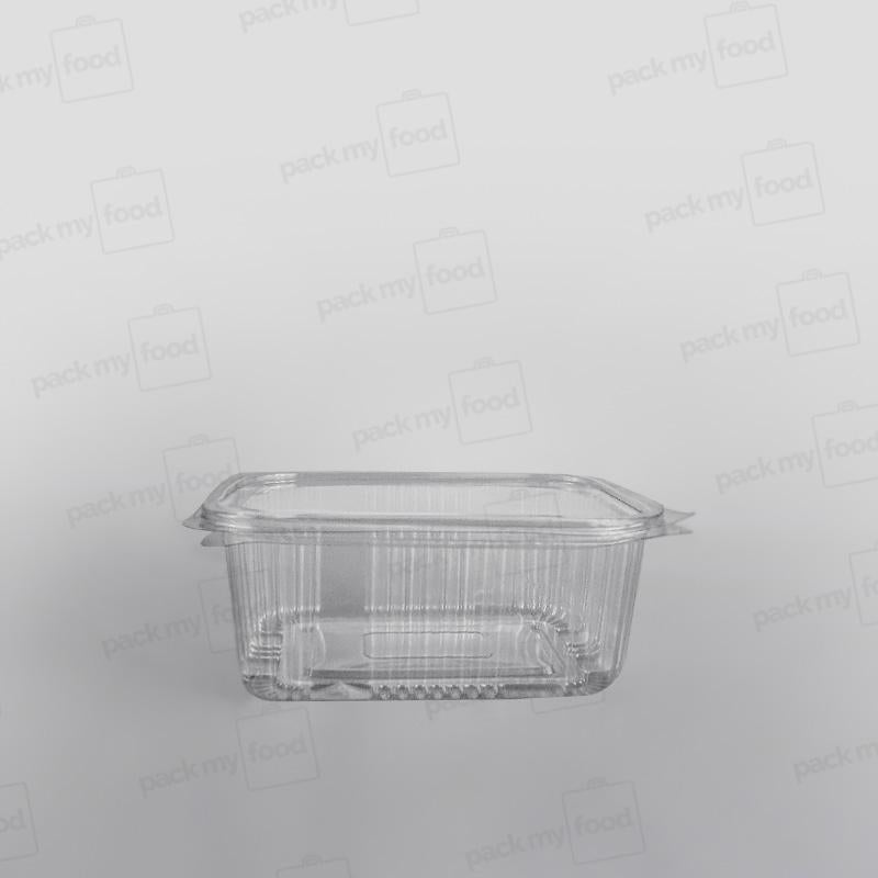 Somoplast Clear Hinged Rectangular Plastic Container -  Economy