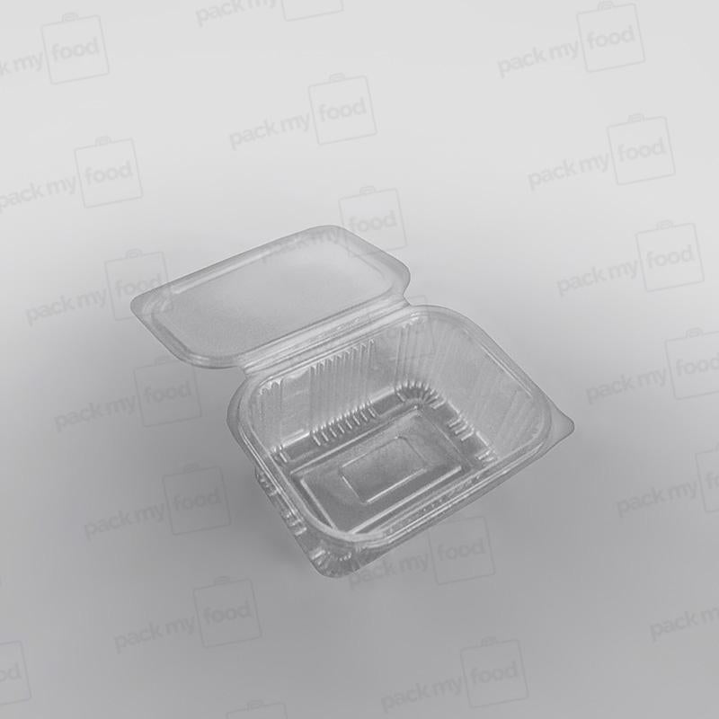 Somoplast Clear Hinged Rectangular Plastic Container -  Economy