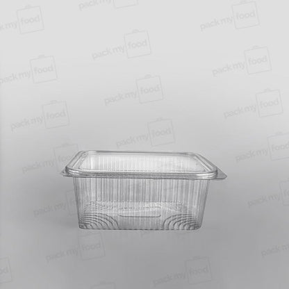 Somoplast Clear Hinged Rectangular Plastic Container