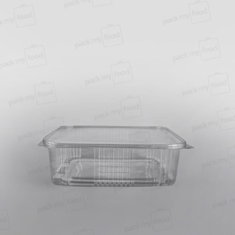 Somoplast Clear Hinged Rectangular Plastic Container -  Economy