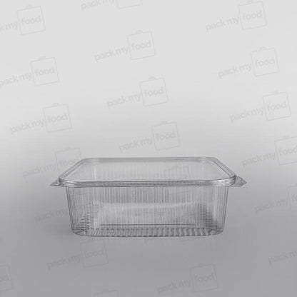 Somoplast Clear Hinged Rectangular Plastic Container