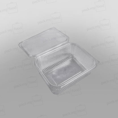 Somoplast Clear Hinged Rectangular Plastic Container