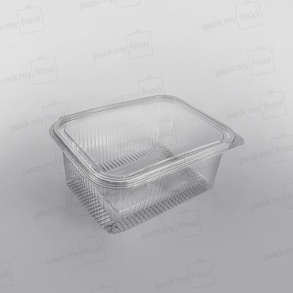 Somoplast Clear Hinged Rectangular Plastic Container