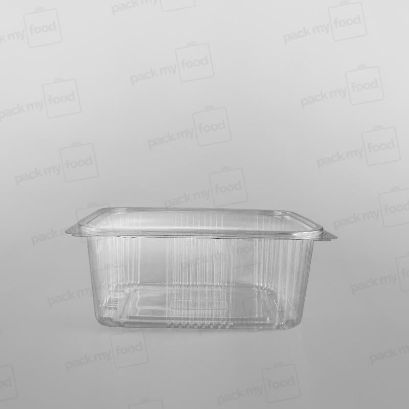 Somoplast Clear Hinged Rectangular Plastic Container -  Economy