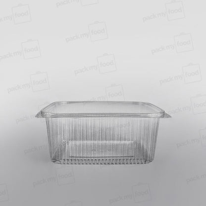 Somoplast Clear Hinged Rectangular Plastic Container