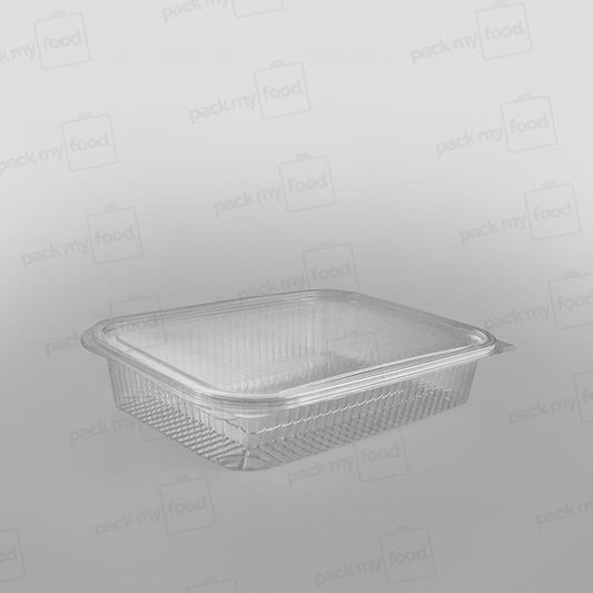 Somoplast PET Clear Hinged Rect. Container - 750cc