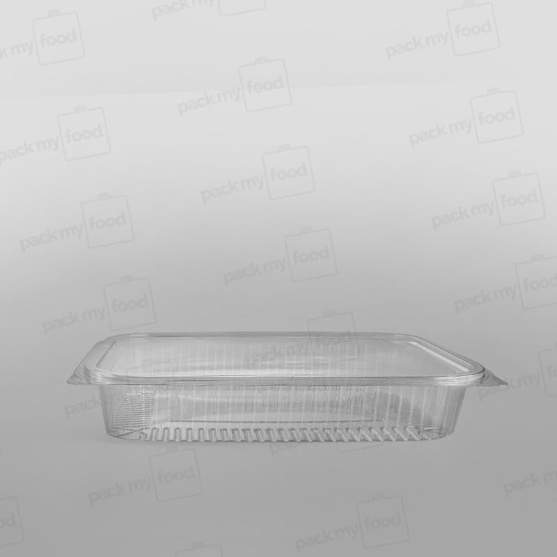 Somoplast PET Clear Hinged Rect. Container - 750cc