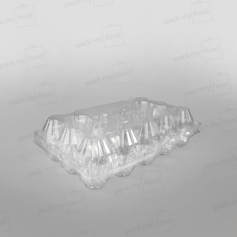 Somoplast Hinged Egg Container - Fit 15 Eggs