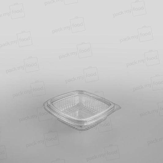 Somoplast Clear Hinged Flat Square Container