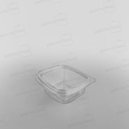 Somoplast Clear Hinged Flat Square Container