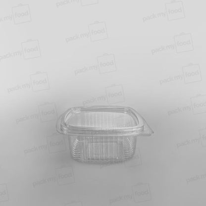 Somoplast Clear Hinged Flat Square Container