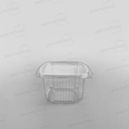 Somoplast Clear Hinged Flat Square Container