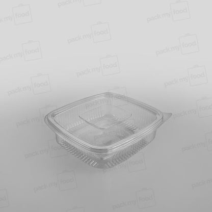Somoplast Clear Hinged Flat Square Container