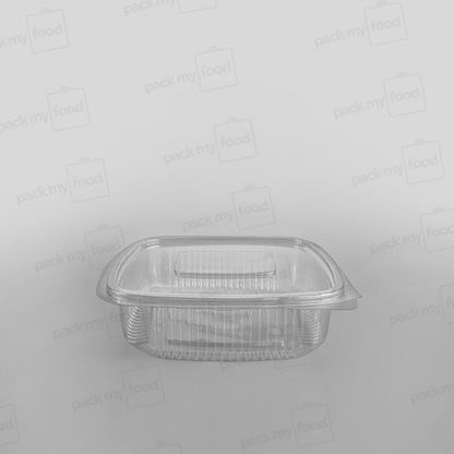 Somoplast Clear Hinged Flat Square Container