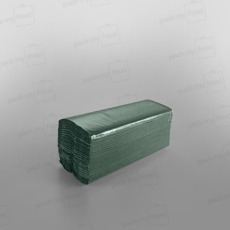 Green C-fold Hand Towel 1ply