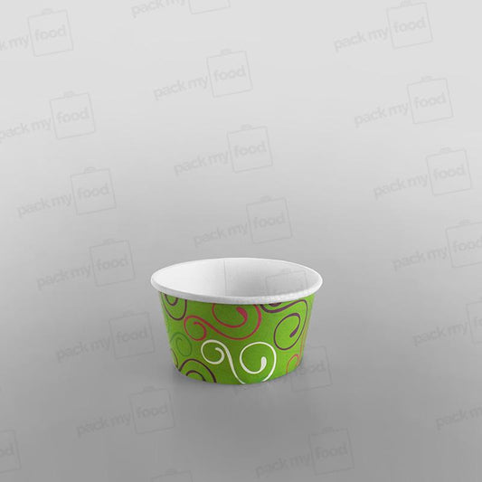 Paper Ice Cream Cups, Green Design