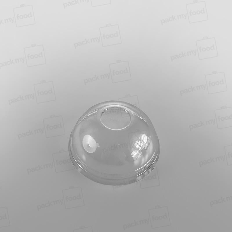 Clear Domed Lid To Fit Ice Cream Cups - White & Green Designs