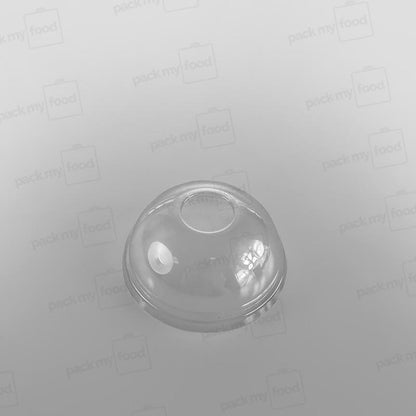 Clear Domed Lid To Fit Ice Cream Cups - White & Green Designs