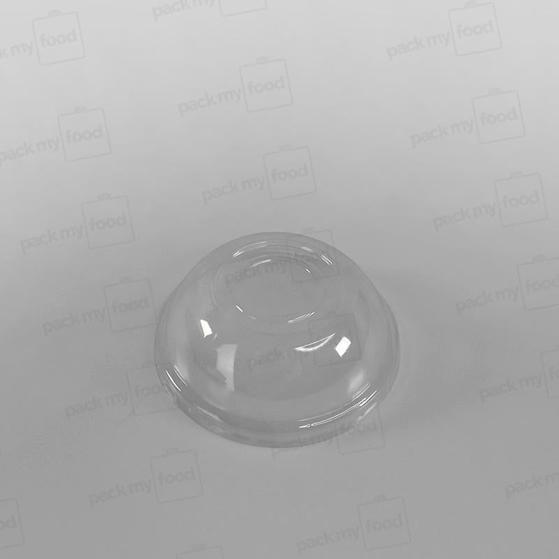 Clear Domed Lid To Fit Ice Cream Cups - White & Green Designs