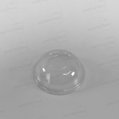 Clear Domed Lid To Fit Ice Cream Cups - White & Green Designs