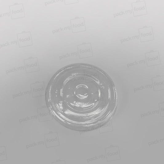 Clear Flat Lid To Fit Ice Cream Cups - White & Green Designs
