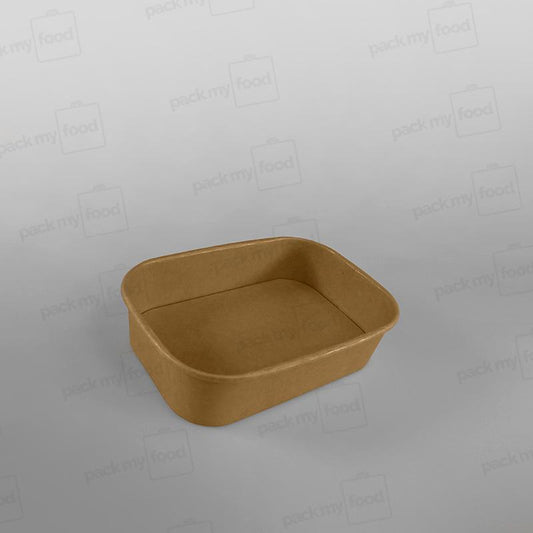 Kraft Paper Rectangular Food Box