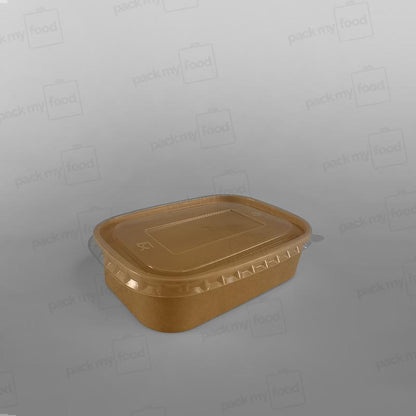 Kraft Paper Rectangular Food Box