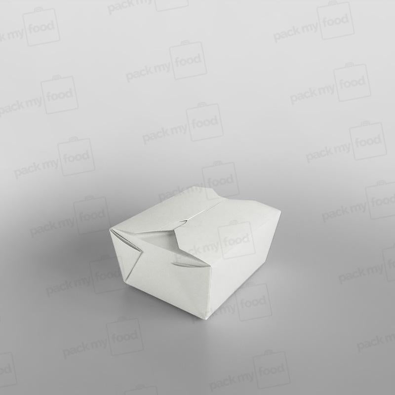 Compostable Leakproof Container, White
