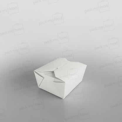 Compostable Leakproof Container, White