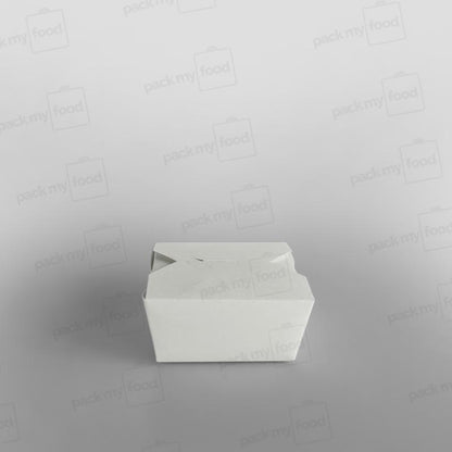 Compostable Leakproof Container, White
